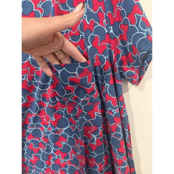 NWOT Disney LuLaRoe Carly Minnie Mouse Midi Dress Size 3xl 2352 - Picture 4 of 9
